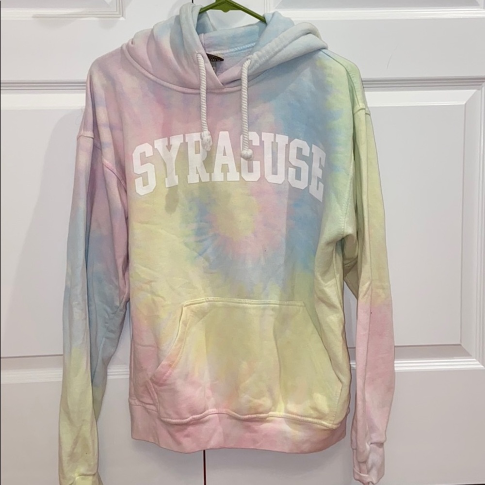 Syracuse tie dye hoodie
